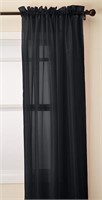 Pr Elegant Comfort Sheer Panel Curtains 60x84",
