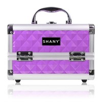 SHANY Mini Makeup Case With Mirror, Purple