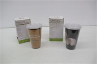 "As Is" (2) 16oz Double Lined Travel Cup