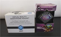 Onn VR Headset & Merge Hologram Cube