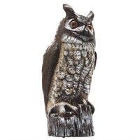 Great Horned Owl Scarecrow Bird Repellent Decoy