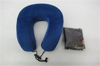 Premium Memory Foam Travel Neck Pillow - Navy