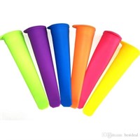 Silicone Popsicle Tube Molds - 6 Per Pckg