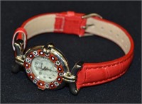 Venitiae Murano Glass Quartz Lady's Watch