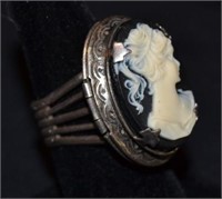 Jan Michael's Designer Fashion Cameo Locket Ring