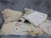 Assorted Embroidered & Crocheted Items