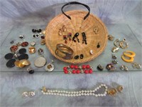 Assorted Costume Jewelry Earrings, Necklaces, Etc