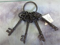 Reproduction Metal Jail Keys
