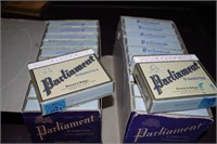 Parliament Cigarettes full 2 cartons empty boxes