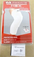 2 McDavid Extended Compression Leg Sleeve Pads XL