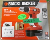 BLACK + DECKER 18-Volt Drill/Driver