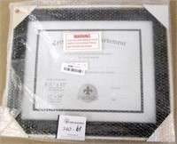 Lawrence Frames 11"x14" Certificate/Picture Frame