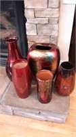 Ruby toned Home Decor, Vases and More