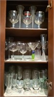 Barware Glasses, Snifters, Martini, Champagne