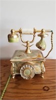 Telcer 18kt Gold Plated Rotary Phone