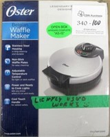 Oster Belgian Stainless Steel Waffle Maker