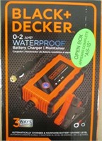 BLACK+DECKER 2 Amp Waterproof Auto Battery Charger