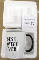 Best Wife Ever Fun Two Tone Black Mug ~ 11 oz