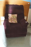 nice wine colored recliner