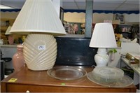 lamps and plates