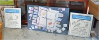 Monopoly prints framed (4)