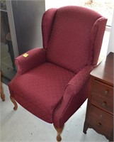 wine colored recliner