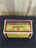Vintage Full box of .25-20 Winchester, 86GR Bullet