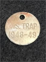 Vintage Trap Tag 1948-49