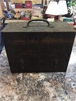 Vintage Wood Carrying Case Richmond Indiana