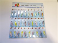 30 assorted fishing lures (new in package)
