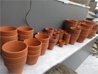 Assorted Terra Cotta Pots - Seedling Sizes, Etc