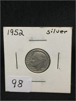 1952 Roosevelt Dime