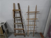 Rustic Wooden decorative ladders