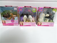 Set of vintage Barbie pets new in boxes