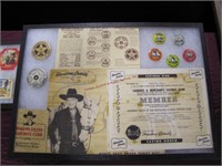 2 - Hopalong Cassidy Shadow Boxes w/ misc