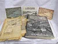 4- 1951 flood books & news paper articles