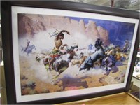 Framed poster from National Cowboy Hall of Fame
