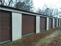 18 10X12 STORAGE UNITS WITH ROLL UP DOORS