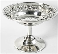 Sterling Silver Serving Bowl on Pedestal, 154.5g