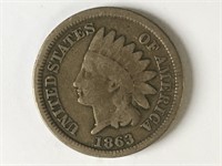 1863 Indian Head Cent  G