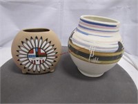 2 pcs Native American pottery Kopa & other SEE PIC
