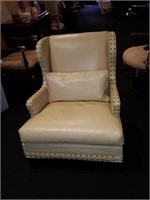 Henredon Spencer Leather Chair
