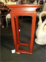 Red Pedestal Table