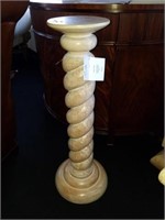 Pedestal Twist Wood