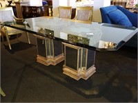Paladian Dining Table w/ Glass Top