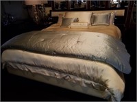 Baker Luxe King Bed w/ Leather