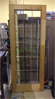 15 Pane beveled glass door, the same on both