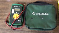 Greenlee DM 20 Cat II volt meter with storage