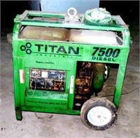 Titan Industrial 7500 Diesel Generator