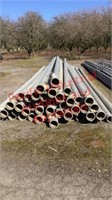 Lot of approx (41) 6in. Irrigation pipe
